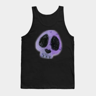 Gothic Skull with bats Tank Top